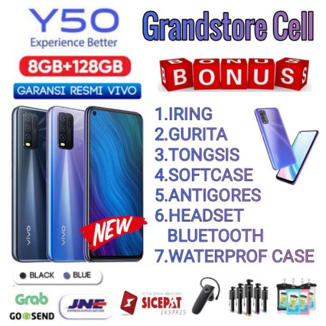 VIVO Y50 RAM 8/128 GB | VIVO Y33S RAM 8/128 GB GARANSI RESMI VIVO INDONESIA