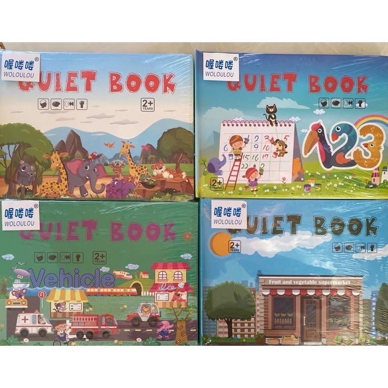 children busy book quiet book activity re used book buku aktivitas anak