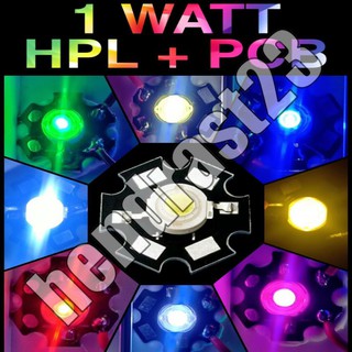 LED HPL 1W / LED HPL UV / LED HPL / LED HPL + PCB / LED HPL 1 W / PCB + HPL / LAMPU LED HPL 1 WATT