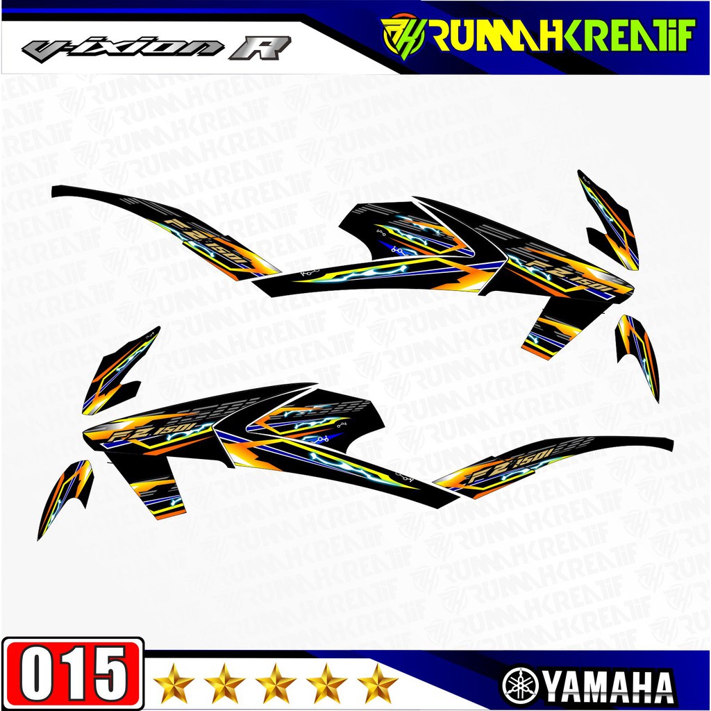 VIXION R Semifull Grafis (Vixion R 155 2018-2020) STRIPING VARIASI