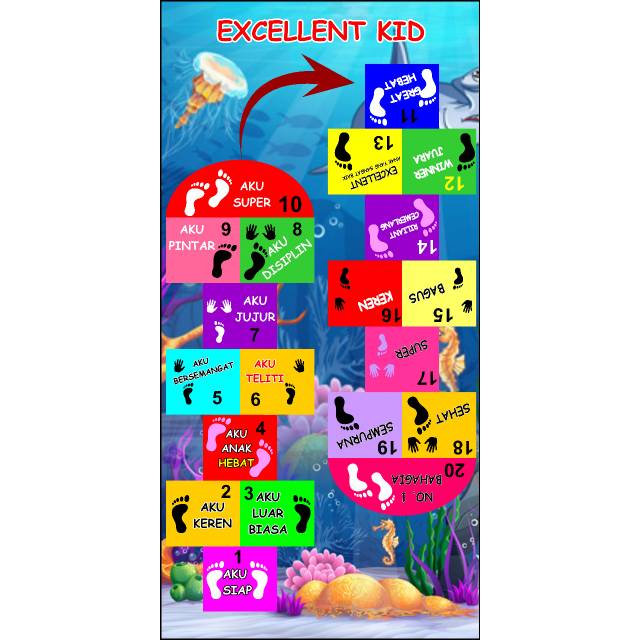 Jejak kaki tangan anak