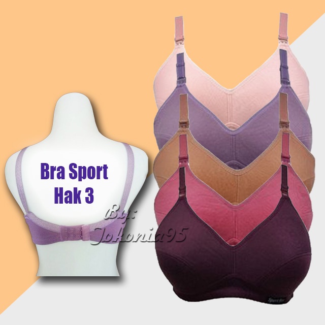 Bra Sport FIDILLA Tanpa Kawat Tanpa Busa - BH Sport Premium Size 34 - 46