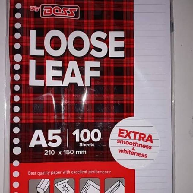 

Loose Leaf A5 Garis isi 100 lembar