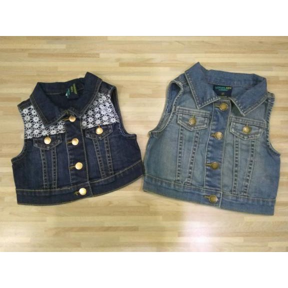 Vest jeans anak branded original Oshkosh / jaket rompi anak brand