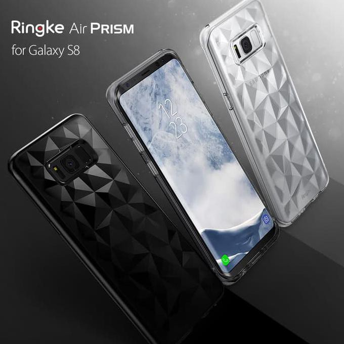 2Pcs Ringke For Samsung S8 Fusion Smoke Blk & Air Prism Ink Blk - Berkualitas 