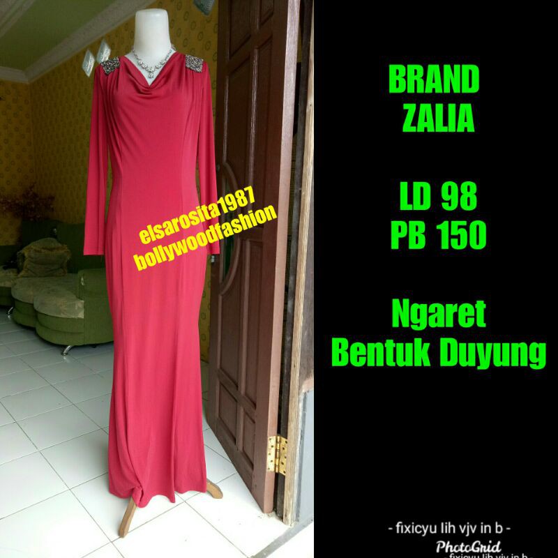 ZALIA MERMAID MAROON