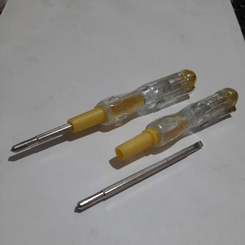 Tespen listrik obeng tespen bolak balik obeng min plus test pen obeng tespen obeng bolak balik