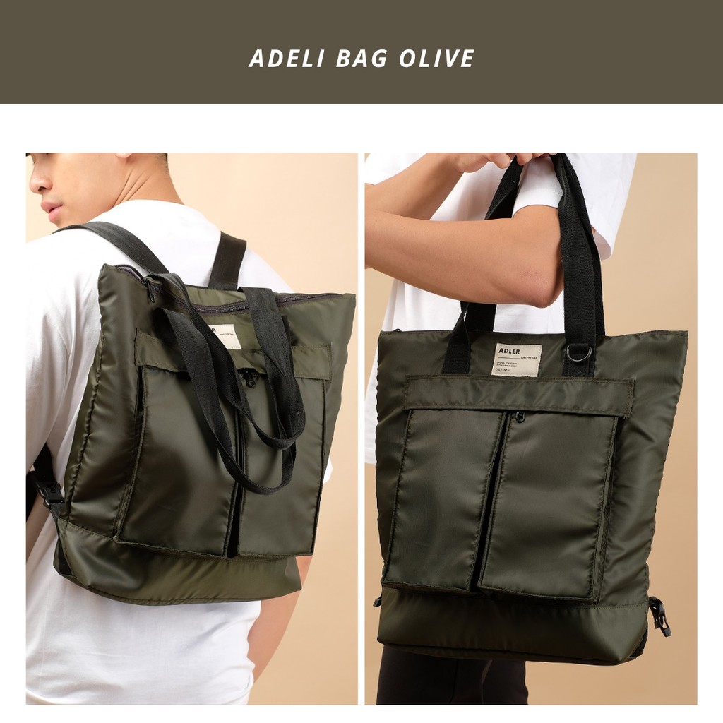 Tote bag Pria / Wanita Unisex Multifungsi Adeli Bag by Adler Studios