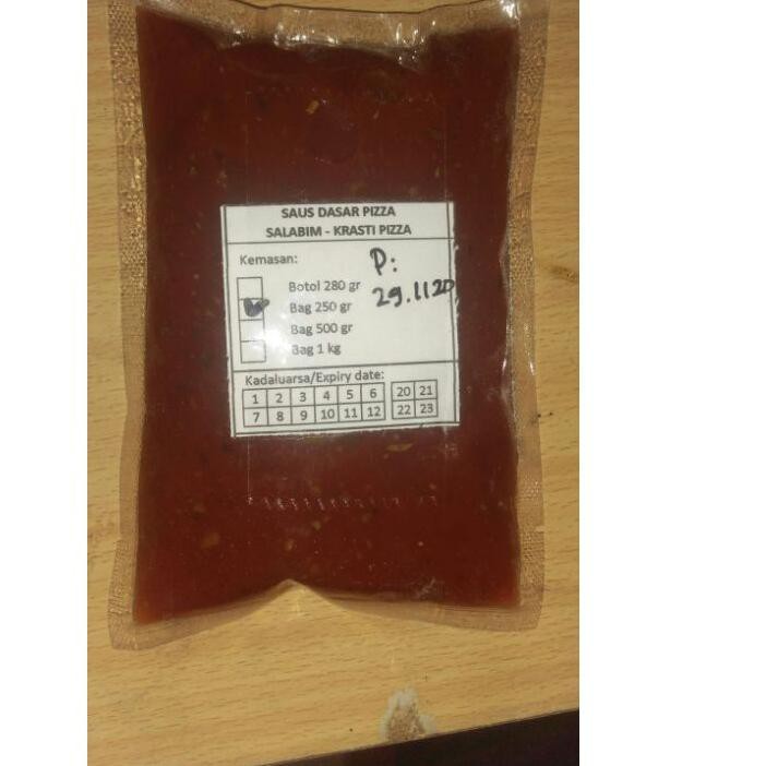 

SH5♣ Saus Pizza Salabim , Saus Dasar Pizza, 250 gram - KRasti Pizza Barang Bagus