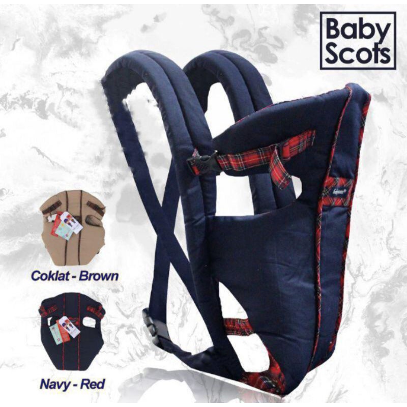 gendongan baby scots gendongan depan baby scots-gendongan depan murah