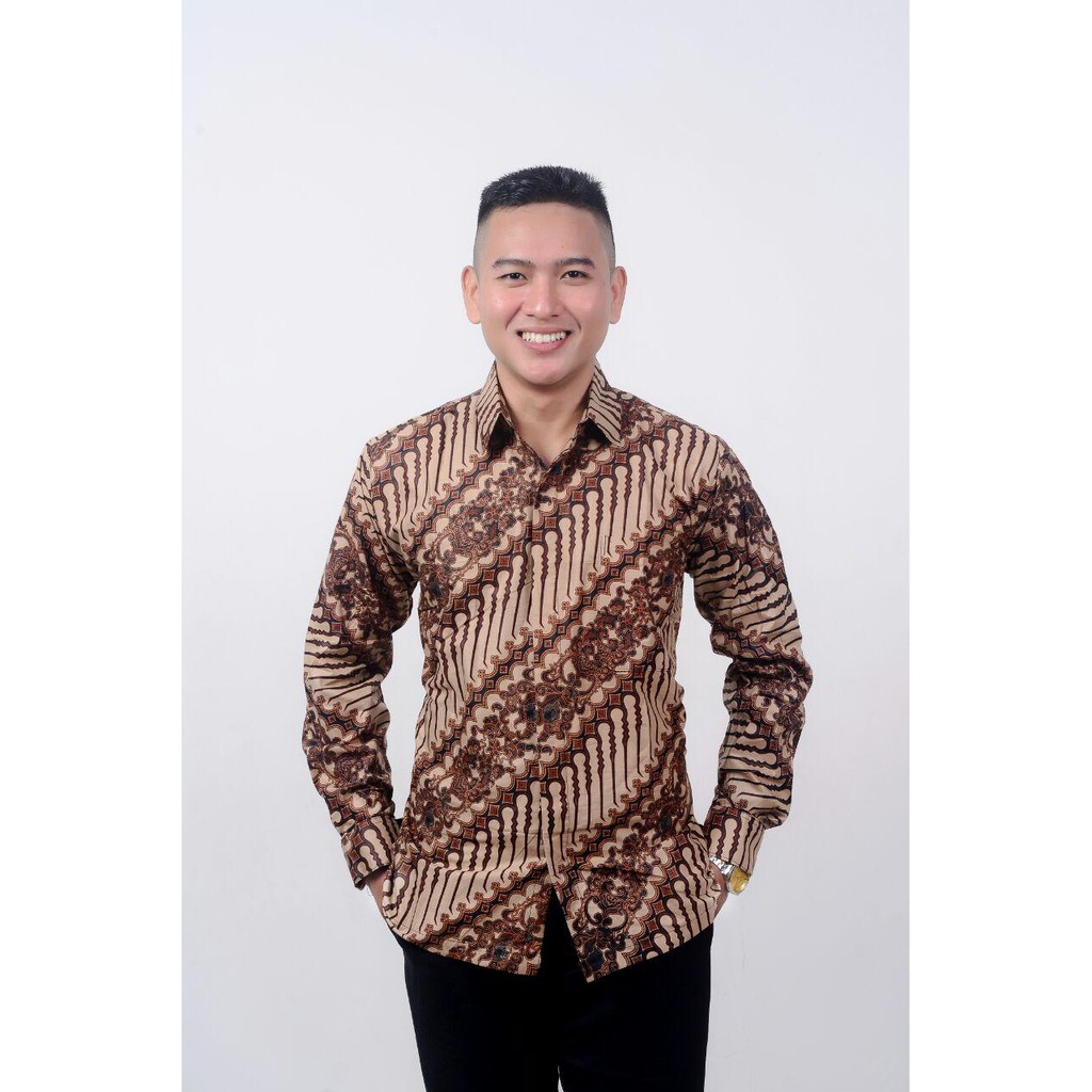 BAJU BATIK PRIA LENGAN PANJANG ORIGINAL