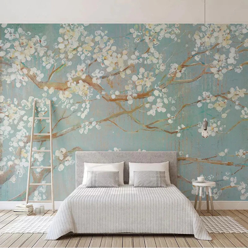 Wallpaper Dinding 3d Bunga Sakura Image Num 75