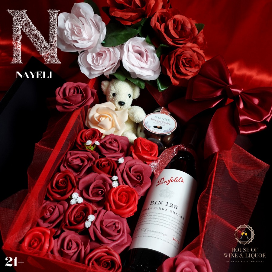 

Valentine Anniversary Birthday Wine Hampers Nayeli Set Red Australia