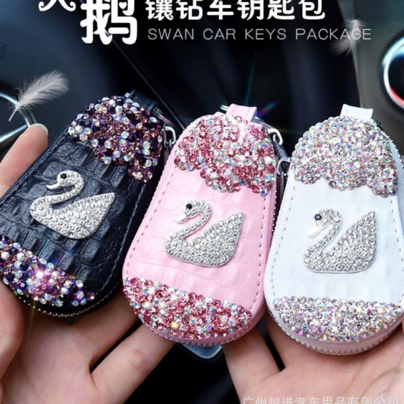 Dompet kunci mobil gantuan kunci mobil dompet kunci mobil stnk angsa blink swan blink