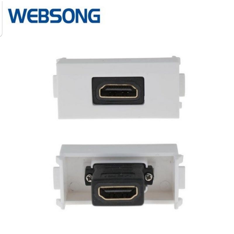 Wall Socket Stop Kontak Module HDMI Websong