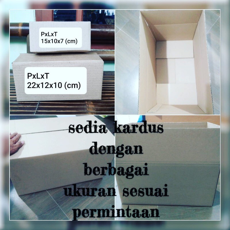 Jual Kardus Packing Bisa Request | Shopee Indonesia