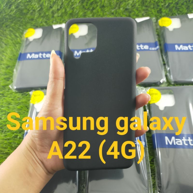 SLIM BLACK SAMSUNG A22 4G SOFTCASE HP SAMSUNG A22 4G SILIKON SAMSUNG A22 4G CASING HP SAMSUNG A22 4G