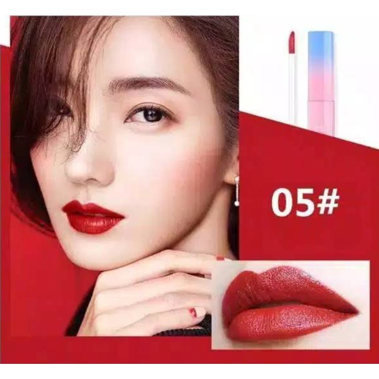 Liptint Korea Lameila Gloss VELVET Lip Glaze - Liptint Tahan Lama Anti Air / Lipstik Lipcream Lipbalm Lip Tint Original / Makeup Kosmetik Wanita Liptint Anak Sekolah Murah Bibir Merah Alami