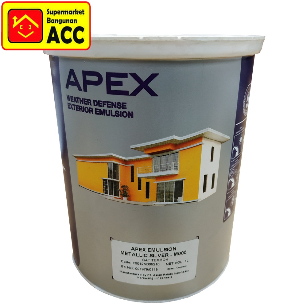 Asian Paints Apex Metallics Silver 1kg