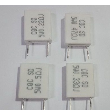 R kapur GEPENG Resistor kapur gepeng