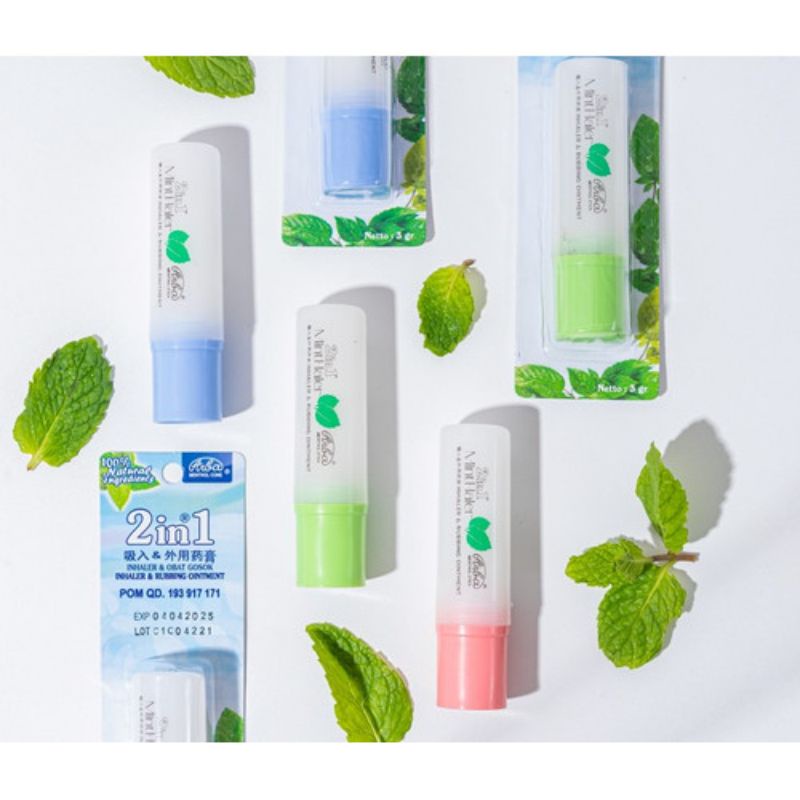 Menthol Inhaler & Obat Gosok ARBA Stick 3gr. (12pcs)