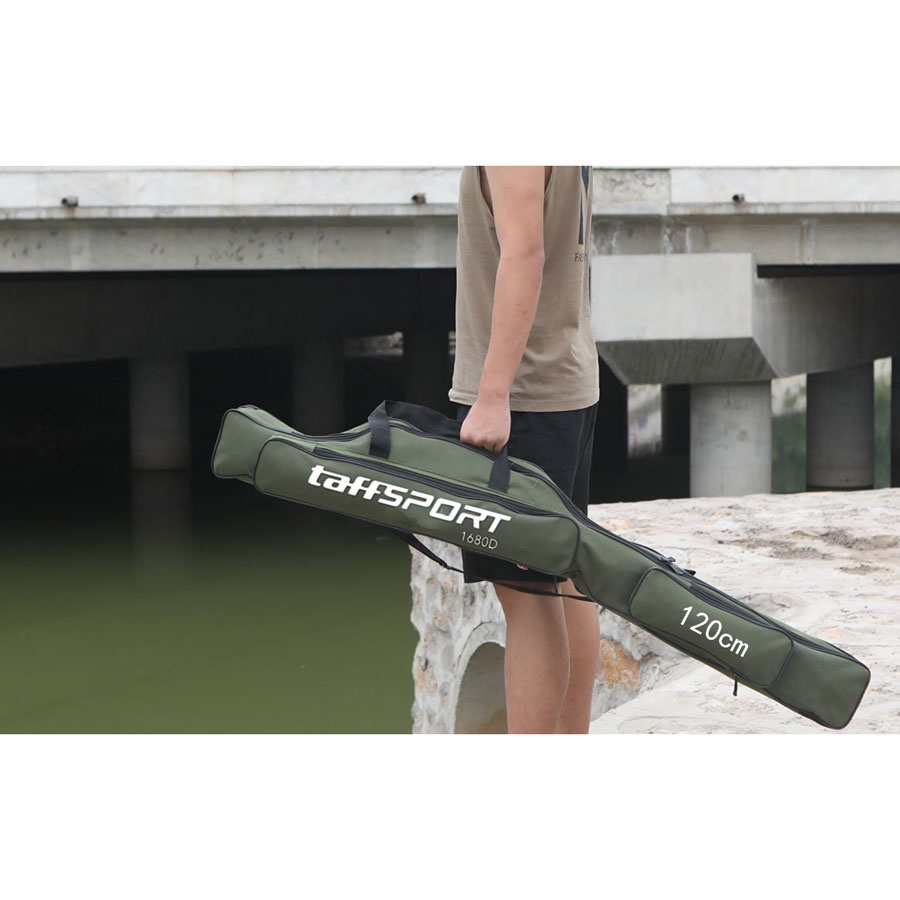 Tas Pancing Portable Rod Fishing Bag - Camouflage