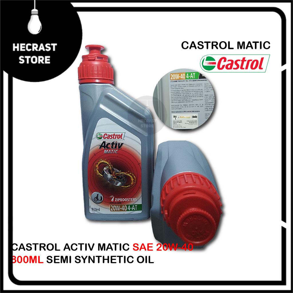Oli Castrol Activ 20w50 800ml Motor bebek Yamaha Honda Suzuki
