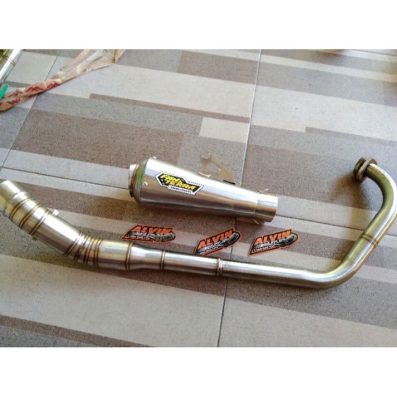 Knalpot FANTERA leher paten terbaru for Satria Fu  porting 155cc/200cc
