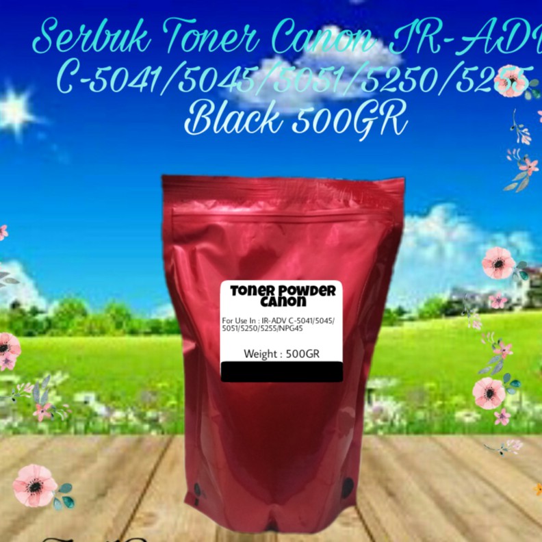 Serbuk Toner Canon Advance IR-ADV NPG45 NPG 45 C5041 C5045 C5051 C5250 C5255 IRC-5041 Black 500gr