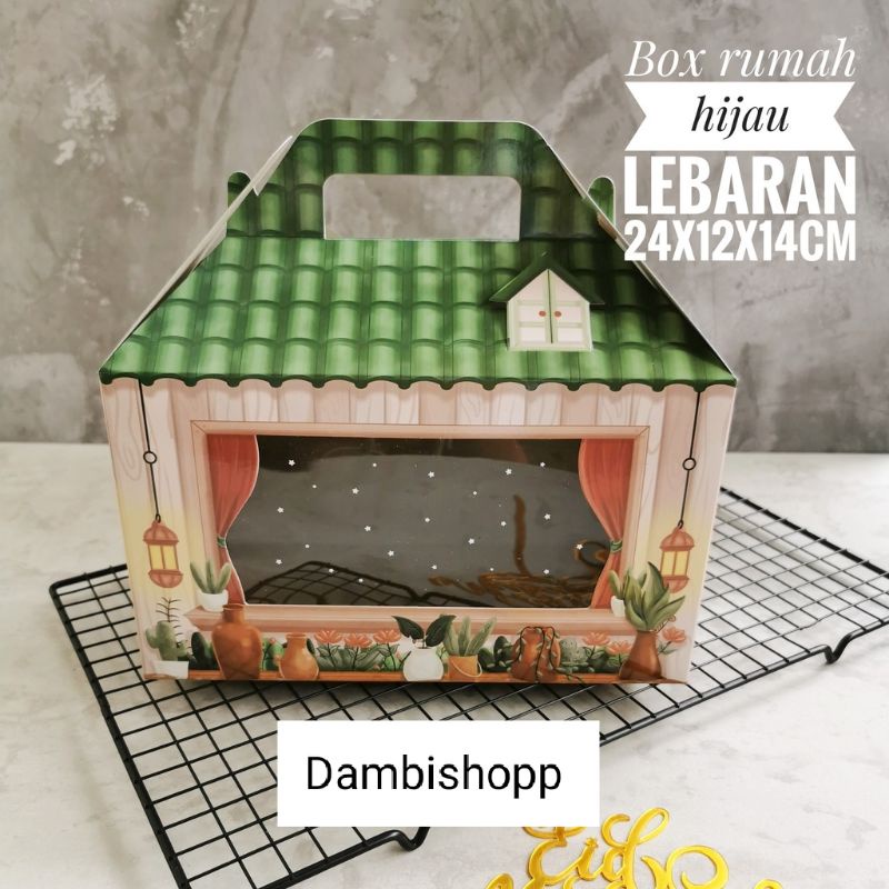 BOX COOKIES TOPLES LEBARAN IDUL FITRI - RUMAH HIJAU