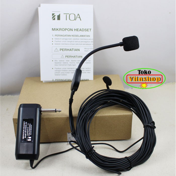 TOA ZM-370HS-AS ORIGINAL MICROPHONE, MIKROPON , MIC, MIK HEADSET