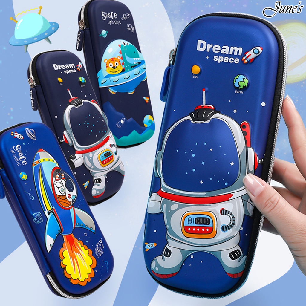 

Tampat Pensil 3D Pencil Case Waterproof Antigores Sekolah Astronot Unicron Space