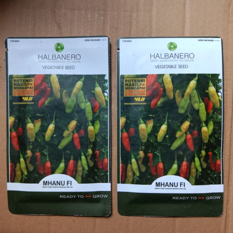 Bibit benih Cabai Cabe MHANU F1. Netto 10gr