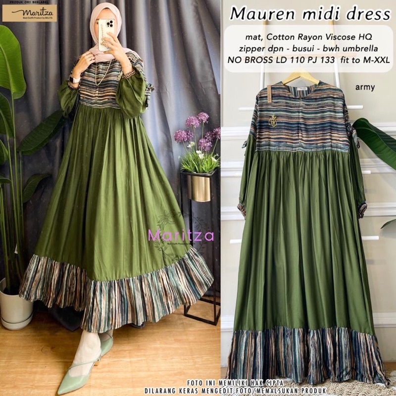 MAUREN MIDI DRESS BY MARITZA