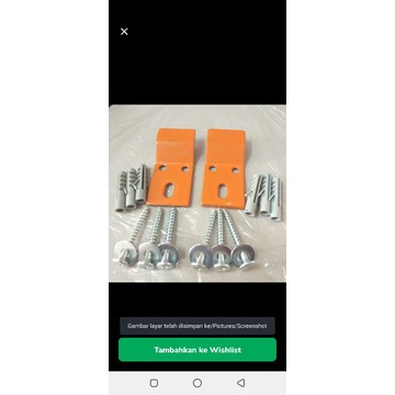 Gantungan / Bracket wastafel atau gantungan urinior