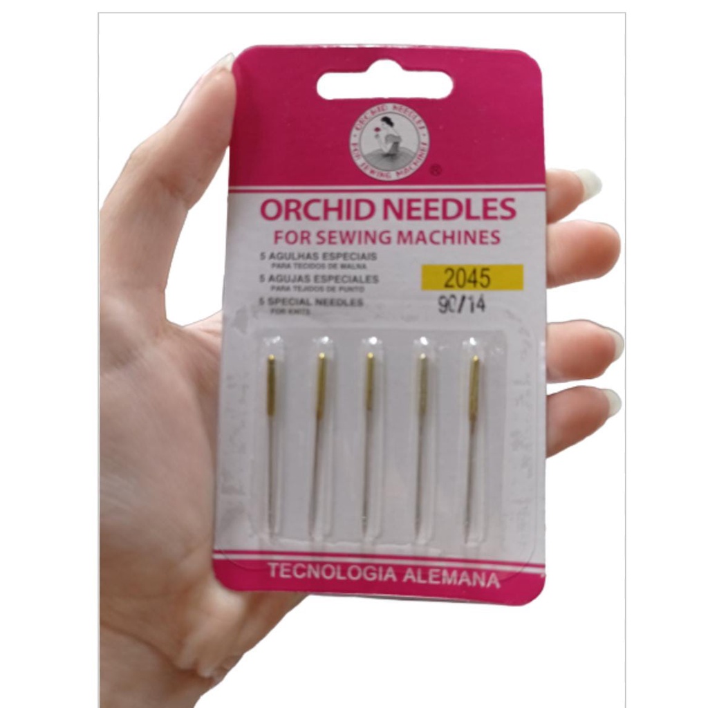 Jarum Emas Orchid Golden Tip Needles Isi 5/10pcs