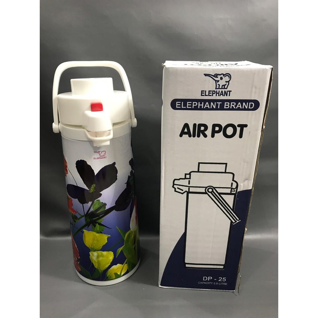 TERMOS BESAR / TERMOS TEKAN / TERMOS PENCET AIR PANAS 2,5 L