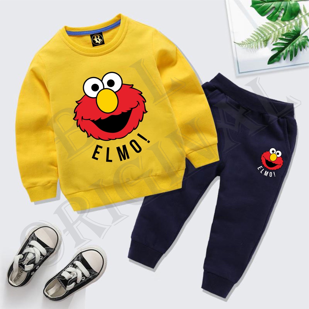 BS/COD/SETELAN ELMO ANAK ANAK 1-7 TAHUN//REALPIC//GOOD QUALITY