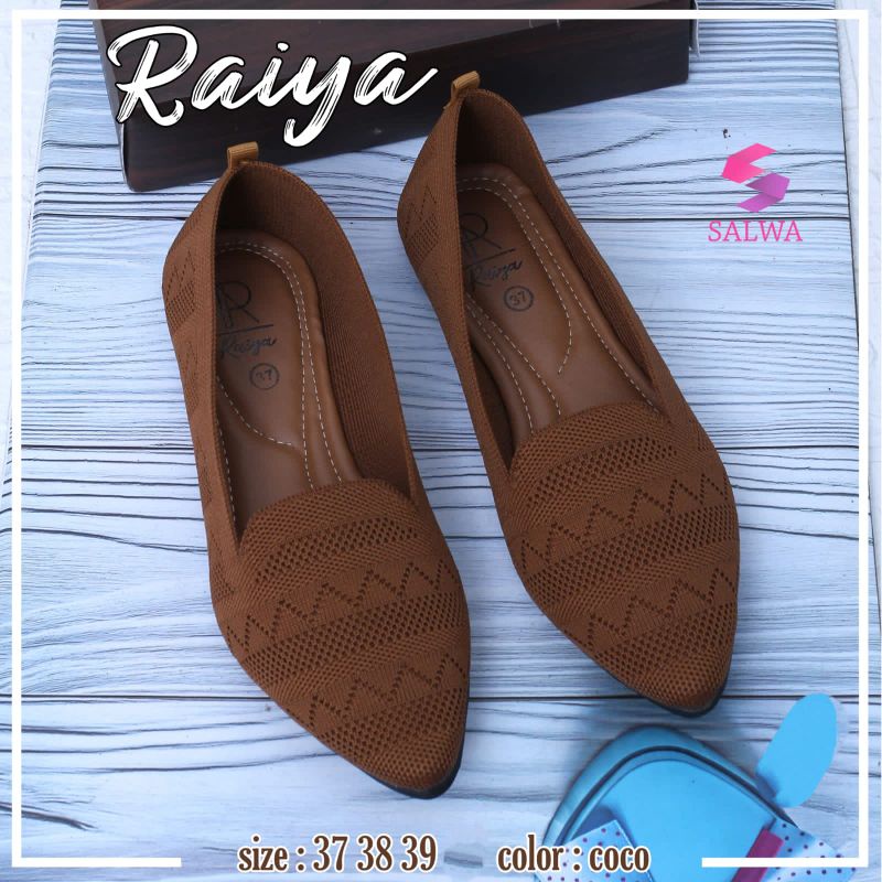 flat shoes raiya rajut