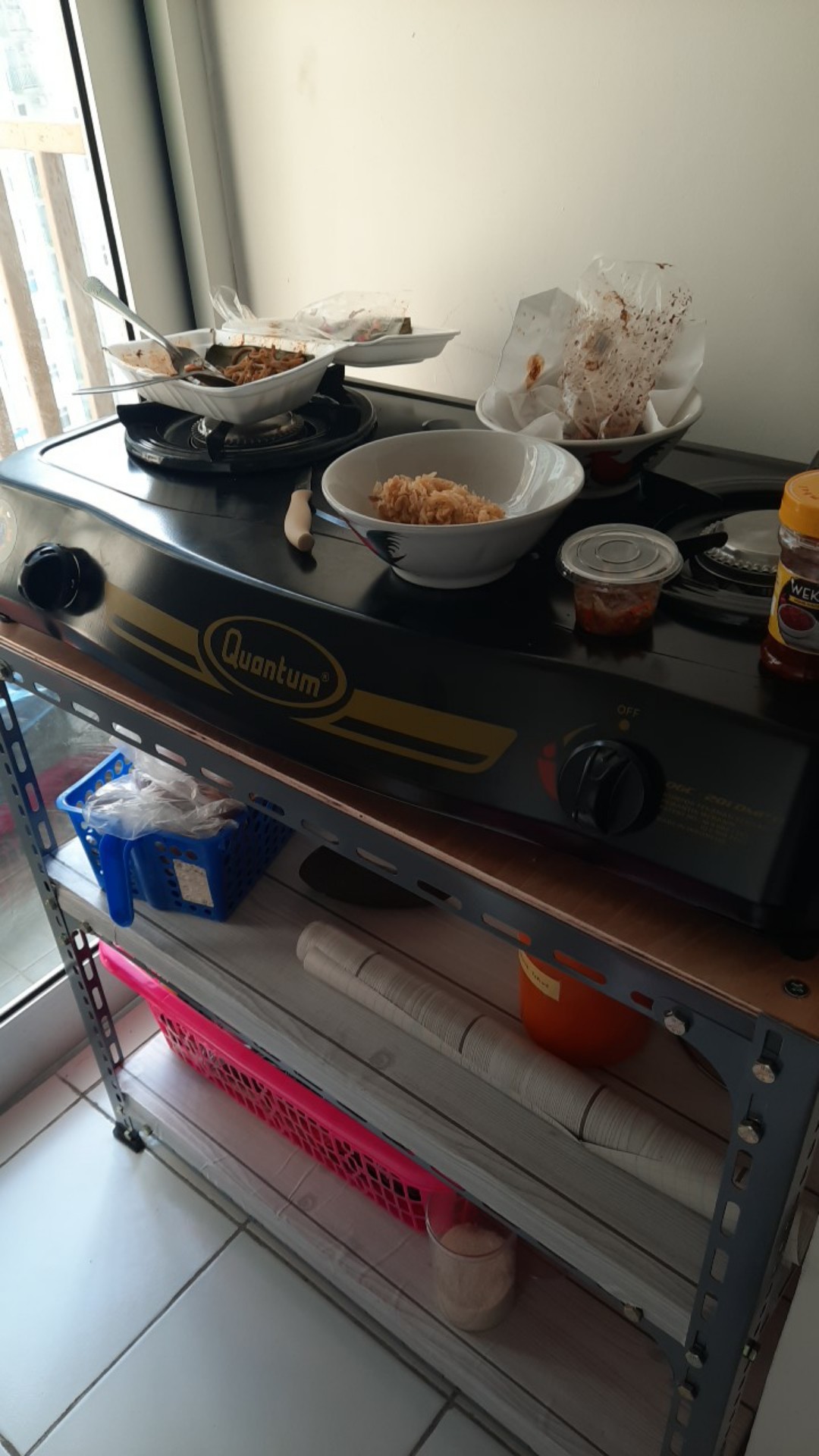 Quantum Qgc-201dmpb. Kompor Gas 2 Tungku. Baru Bergaransi Resmi