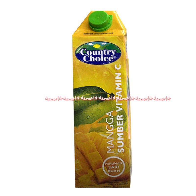 Country Choice 1L Jeruk Apel Mangga Buah Jambu Minuman Sari Buah Fruit UHT Siap Minum