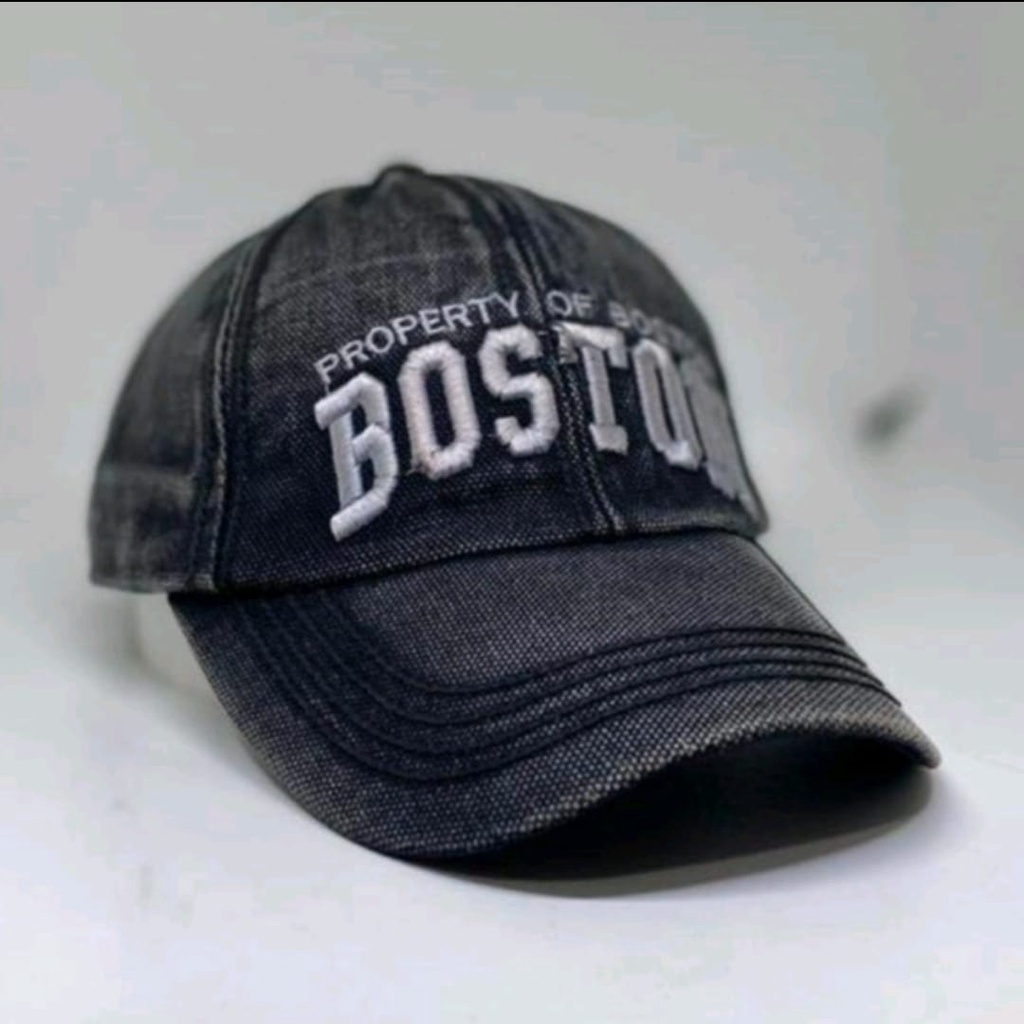 BS Topi Boston Levis Jeans Topi pria||Topi fashion pria||Topi Baseball distro||Baseball Caps (Boston