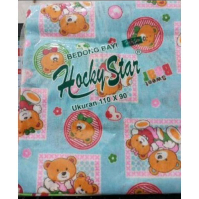 bedong bayi Hocky star /chaiky star 90x90 dan 110x90 [½ls]