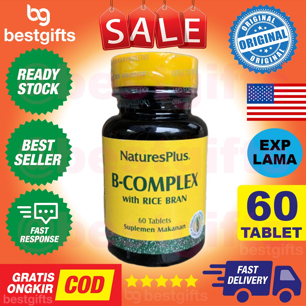 NATURE'S NATURES NATURE PLUS B COMPLEX ANTI STRESS VITAMIN SARAF ...