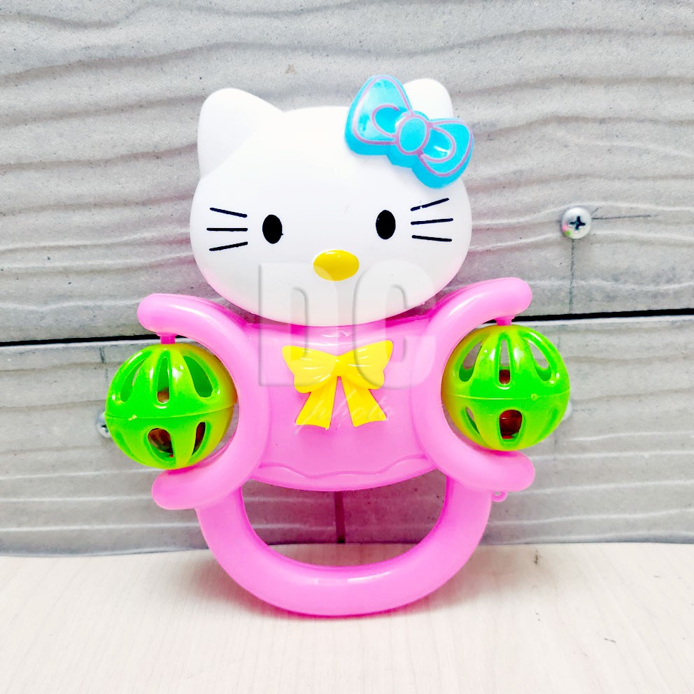 Kerincingan Karakter Doraemon Hello Kitty Mainan Rattles Bayi