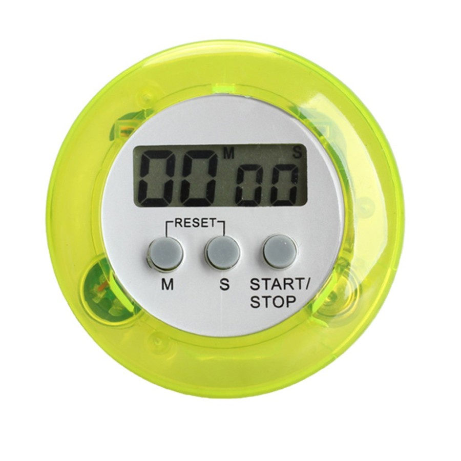 Alarm Masak Magnet Bulat Digital Kitchen Timer Dapur Jam Beker Alarm Masak