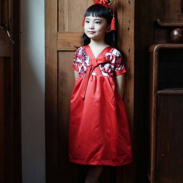 Dress Hanbok Korea Modern Anak