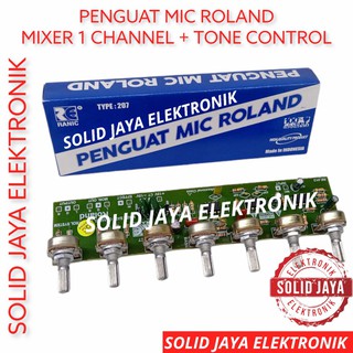 Kit Penguat Mic Roland Dms 613 Dms 613 Dms163 Tone Mixer 1 Channel Platinum Asli Original Shopee Indonesia