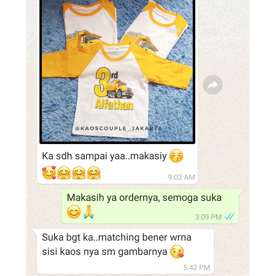 GRATIS CUSTOM NAMA Kaos/Kostum DUMP TRUCK Murah Request Angka,foto.Bisa Couple Set Ayah Ibu,Anak