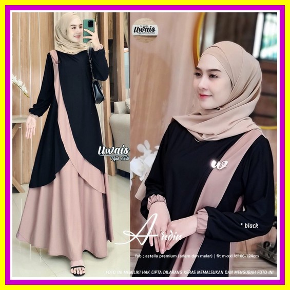 Gamis Wanita Dres Kondangan Dewasa Jumbo Gamis Ibu Ibu Baju Hari Raya Gamis Syari Pakaian Syari Eleg